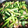 ＊＊miffy＊＊'s cooksnap of when they made ◆糖尿病のおかず◆小松菜と桜エビの炒め物.