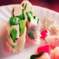 おひなさん✴︎'s cooksnap of when they made 鮭とクリームチーズの生春巻き.
