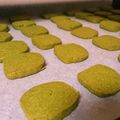 ribeka's cooksnap of when they made さくほろ‼︎抹茶クッキーサンド☆彡.