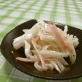 赤い電話's cooksnap of when they made 止まらない！簡単大根とハムのサラダ.