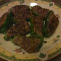 ふうか♪'s cooksnap of when they made ハンバークの残りで☆ピーマンの肉詰め♪.