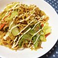 ＊marble＊'s cooksnap of when they made 止まらんたまらん!!☆カレー焼きそば♪.