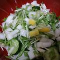 オレンジアプリコット's cooksnap of when they made 超簡単！水菜と大根のサラダ.