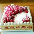 REVU726's cooksnap of when they made ☆スポンジが主役のいちごショート☆.