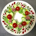 ありチャん's cooksnap of when they made Xmasリースサラダ.