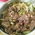 スナスナ's cooksnap of when they made 牛肉　玉ねぎ　ピーマンの　簡単　炒め！.