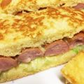 ハロハロboo's cooksnap of when they made 卵焼き器で簡単✿ホットサンドケーキ✿.