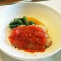 とんもんもん's cooksnap of when they made 鱈のムニエルトマトソースがけ.