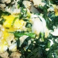 クックQXCOV0☆'s cooksnap of when they made 簡単！ニラとそぼろの甘辛卵とじ.