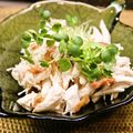 ちべターリー's cooksnap of when they made ササミの梅肉和え.