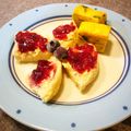 runa10's cooksnap of when they made イングリッシュマフィンでお花❀.