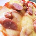 クックPWPXJG☆'s cooksnap of when they made びっくり！餅でピザ 《餅pizza》.