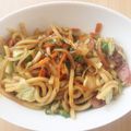 はるな５８'s cooksnap of when they made 簡単焼きうどん.