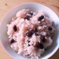 まるかば's cooksnap of when they made レンジでお赤飯(「お赤飯の素」で簡単に）.