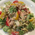 キキママ♪'s cooksnap of when they made ✿ロマネスコと胡瓜のツナマヨ和え✿.