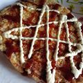 ぴかる★★M's cooksnap of when they made ふわっふわ！納豆オムライス　お好み焼き風.