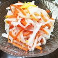 kaoream's cooksnap of when they made ぶた家のおせち✿なます☆.