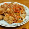 ふっくりん子's cooksnap of when they made ボリュ～ミ～♪から揚げnoあんかけ.