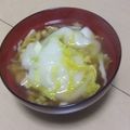 きらり流れ星's cooksnap of when they made 豚肉・白菜・長ねぎの野菜たっぷりすまし汁.