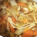 工藤綾香's cooksnap of when they made とろっと温まる＊白菜ときのこの汁物＊.