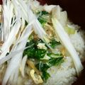 てんてんこ☆'s cooksnap of when they made 七草で中華風雑炊～お粥が苦手でも七草を～.
