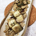 こぴたまご's cooksnap of when they made レンジで簡単！なすのえのき巻き.