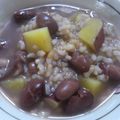 *suzuko*'s cooksnap of when they made 小豆と薩摩芋の玄米粥.