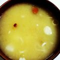 水菜ママ's cooksnap of when they made コロコロ長芋・なめこの味噌汁♪.