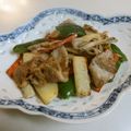 ☆Rokko☆'s cooksnap of when they made 長芋くるみ豚肉炒め（山药胡桃炒猪肉）.