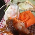にいさんぽ's cooksnap of when they made おせち料理ちらし寿司に☆紅白なますの薔薇.
