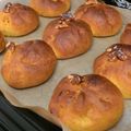 りなたんのママ's cooksnap of when they made パンプキンクリームパン.