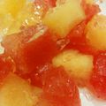 テスコロータス's cooksnap of when they made スイカとメロンのさわやかゼリー.