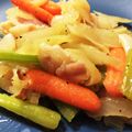 yuka_ca's cooksnap of when they made ベーコンで！セロリの洋風さっと煮.