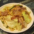 ジョングレ's cooksnap of when they made 10分で完成簡単豚バラ焼きうどん.
