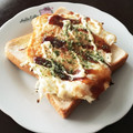 オレンジらっこ's cooksnap of when they made お好み焼き風*＊☆トースト.