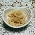 み〜も's cooksnap of when they made れんこんとこんにゃくのピリ辛炒め.
