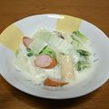しばたらこ's cooksnap of when they made 白菜とウィンナーのミルク煮.