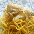 北乃こぅちゃん's cooksnap of when they made 激うま☆ペペロンチーノ風焼きそば☆.