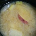 クックZ69KDS☆'s cooksnap of when they made 我が家の味噌汁♡さつまいもと長葱.