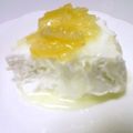 tomurin's cooksnap of when they made ふんわりレアチーズ風ケーキ.