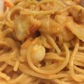 makosaka's cooksnap of when they made ケチャップでトマトクリームパスタ♪.