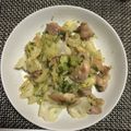 クックOWHS38☆'s cooksnap of when they made ☆鶏肉とキャベツの葱塩炒め☆.
