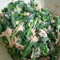 そらうた's cooksnap of when they made *超簡単!!　ほうれん草のツナマヨ和え*.
