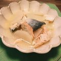 くまッチ's cooksnap of when they made フライパンでかぶ（大根）と鮭のアラの煮物.