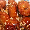 クック4S0XWQ☆'s cooksnap of when they made 簡単おつまみ 鶏皮の甘辛ゴマまぶし.