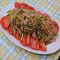 ラリー＆サラ's cooksnap of when they made 簡単☆ハムきゅうり春雨サラダ.