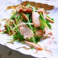 琴音ハピネス's cooksnap of when they made 簡単5分♡焼豚と水菜の胡麻ラーポンサラダ.