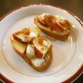 スタイリッシュママ's cooksnap of when they made 水切りヨーグルトのりんごトースト.
