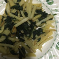 にむばすしゅたーぜん's cooksnap of when they made ほうれん草toじゃがnoニンニク炒め.
