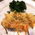 tea's cooksnap of when they made 混ぜて乗せて焼くだけ♥鮭のマヨ野菜焼き.